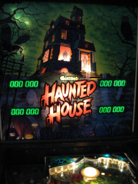 Haunted House pinball by Gottlieb 1982