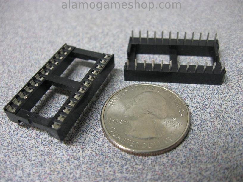 IC Socket DIP ST 24 pin .6 - Click Image to Close
