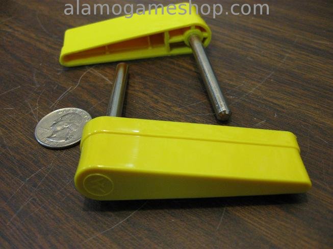 Flipper and shaft assembly , yellow logo - Click Image to Close
