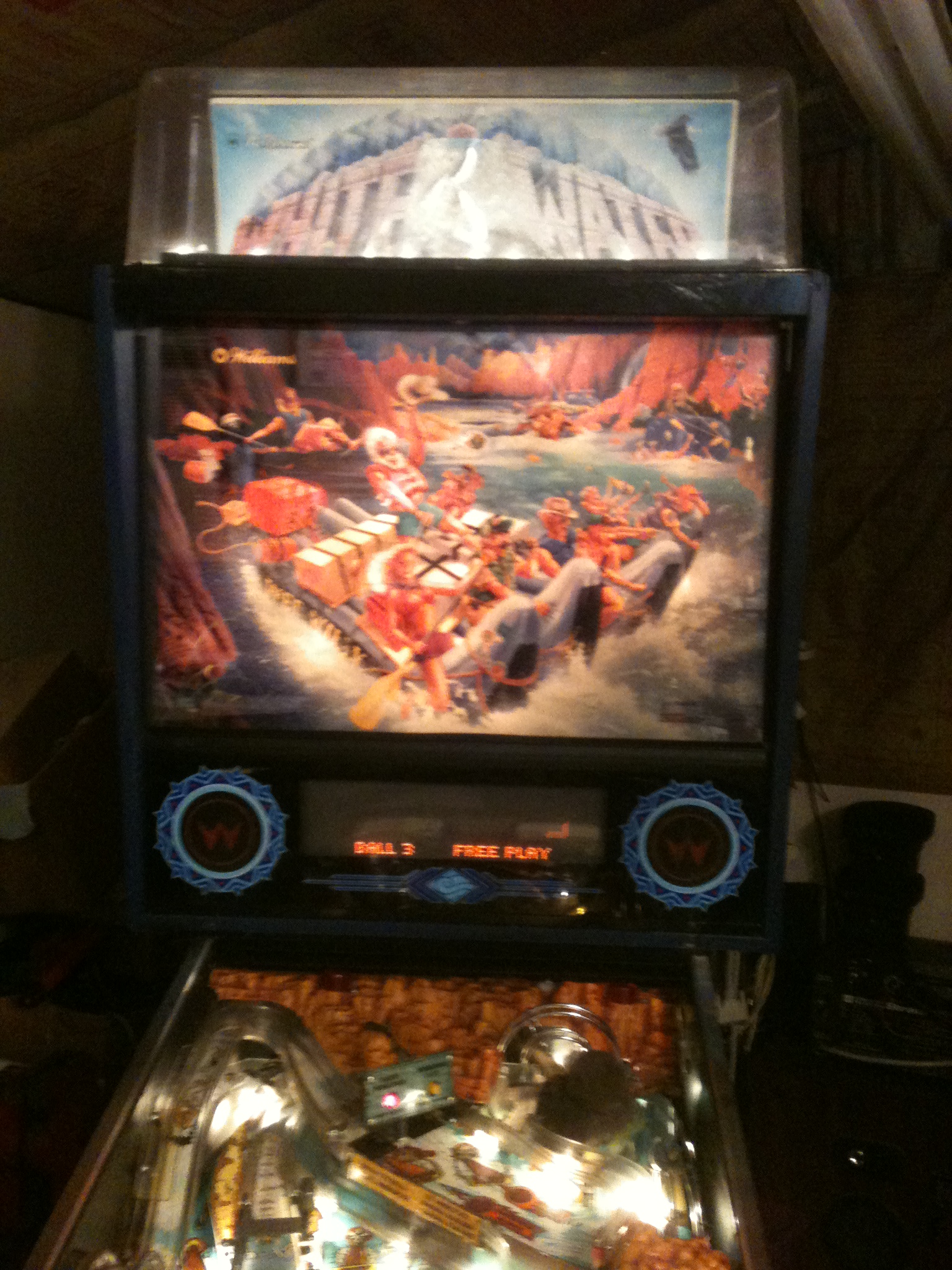 Whiterwater pinball by Williams 1993 - Click Image to Close