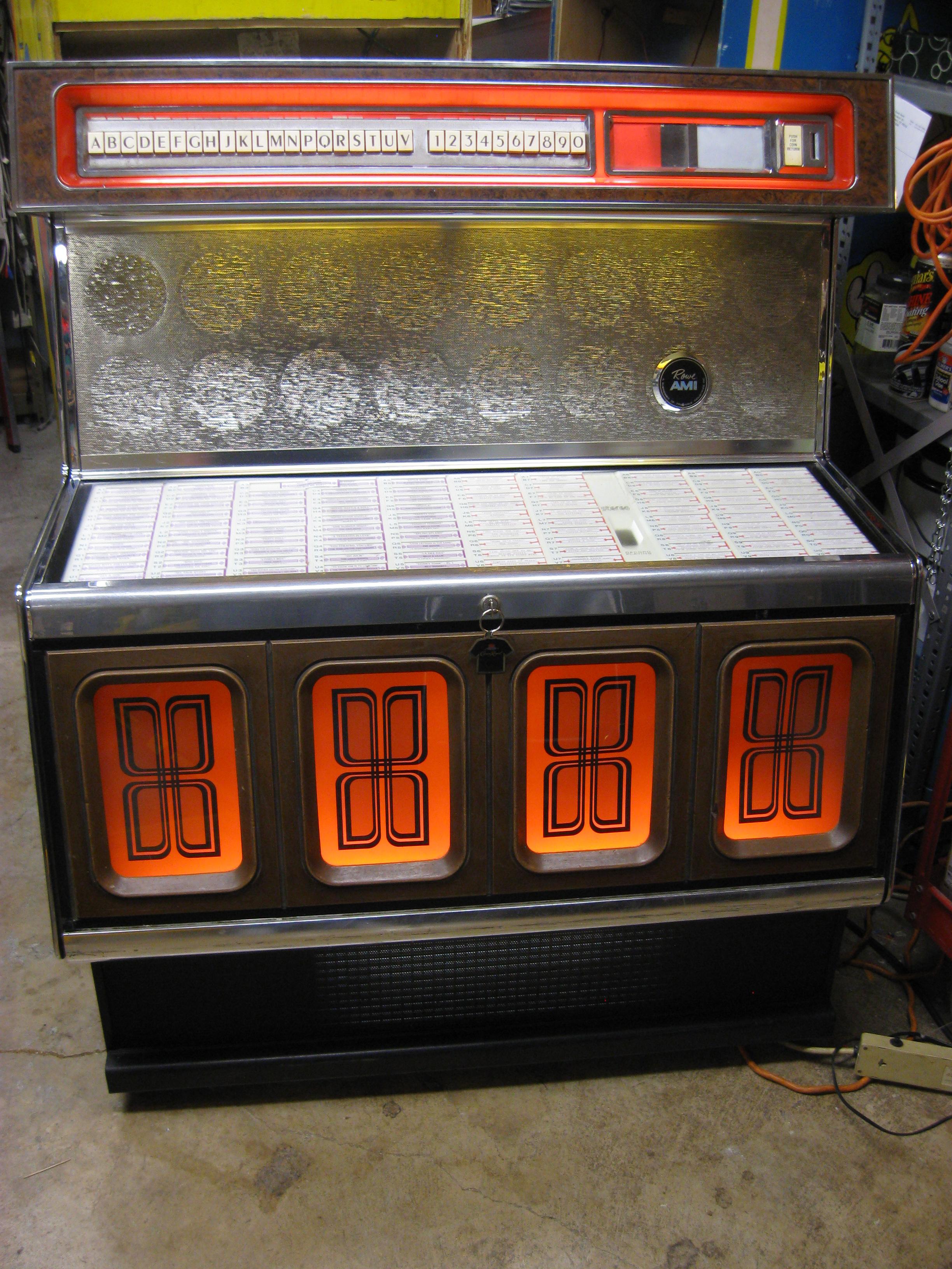 Rowe Jukebox model TI-1 made circa 1970 - Click Image to Close