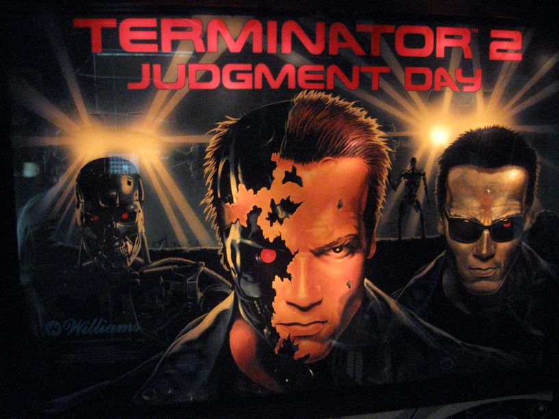 Terminator 2 pinball by Williams 1991 - Click Image to Close