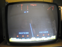 Missile Command video game by Atari 198