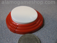 Pop Bumper Cap Deco Slant Blank Red (image for) Pop Bumper Cap Deco Slant Blank Red