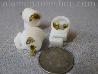 Coin Door Snap On Lamp Socket, Wedge (image for) Coin Door Snap On Lamp Socket, Wedge