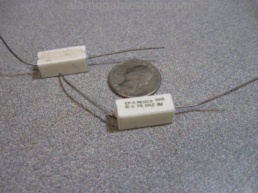 10 ohm 5 watt wire wound resistor - Click Image to Close