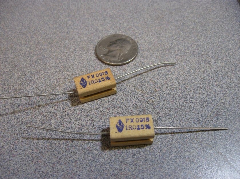 1 ohm 5 watt wire wound resistor - Click Image to Close