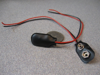 9 volt battery snap 6" wires
