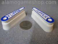 Flipper 2" Flat Top, Raised Letters, Blue (image for) Flipper 2" Flat Top, Raised Letters, Blue