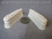 Flipper 2" Round Top Set, Raised Letter, White (image for) Flipper 2" Round Top Set, Raised Letter, White